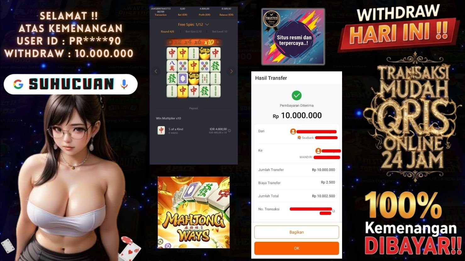 SUHUCUAN JACKPOT SLOT MAHJONG WAYS